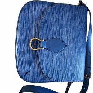 Louis Vuitton Blue Epi Leather Crossbody Bag – Authentic